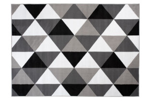 Dywan nowoczesny C603B LIGHT GRAY/WHITE BALI PP 1.40x2.00