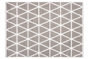 Dywan nowoczesny C436A LIGHT GRAY/WHITE BALI PP 1.40x2.00