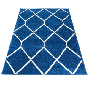 Dywan nowoczesny H180A NAVY SPRING 1.40x2.00