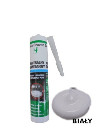 Silikon Neutralny Sanitarny Silikon-naf Biały 280ml