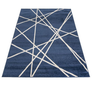 Dywan nowoczesny H175A DARK BLUE SPRING 1.20x1.70