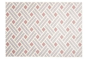 Dywan nowoczesny 78521 CREAM/PINK FIKA 1.20x1.70