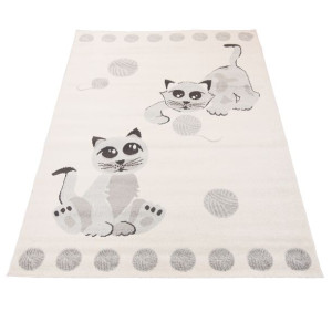 Dywan Dziecięcy H318A WHITE/GRAY HAPPY FBA 1.20x1.70