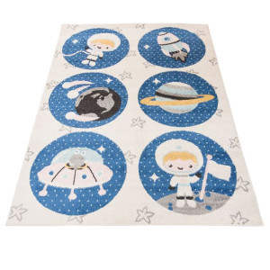 Dywan Dziecięcy H330A WHITE/NAVY HAPPY FBA 1.20x1.70