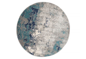 Dywan nowoczesny H172A DARK TURQUOIS SPRING 1.60x1.60