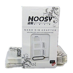 Adaptery Karty Sim Noosy 3w1 Kluczyk Micro Nano