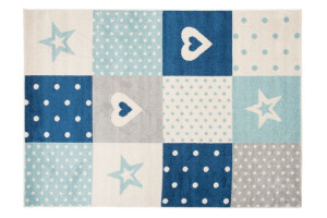 Dywan nowoczesny H108A TURQUOIS/WHITE LAZUR 1.80x2.60