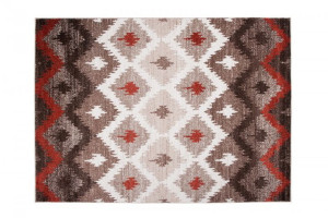 Dywan nowoczesny H066B DARK BEIGE RASTA 1.40x1.90