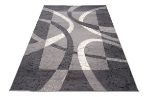Dywan nowoczesny 3707A DARK GRAY CHEAP PP CRM 2.20x3.00