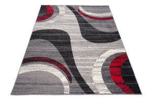 Dywan nowoczesny F844B GRAY CHEAP PP CRM 2.20x3.00