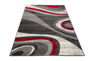 Dywan nowoczesny D317A DARK GRAY CHEAP PP CRM 2.00x3.00