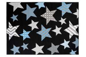 Dywan nowoczesny C516D BLACK/BLUE BALI PP 2.50x3.00