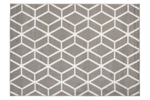 Dywan nowoczesny C434A LIGHT GRAY/WHITE BALI PP 2.20x3.00