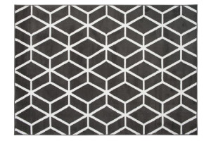 Dywan nowoczesny C434A DARK GRAY/WHITE BALI PP 2.50x3.50