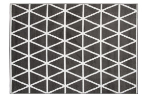 Dywan nowoczesny C436A DARK GRAY/WHITE BALI PP 2.50x3.50