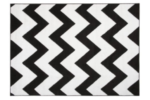 Dywan nowoczesny C437A BLACK/WHITE BALI PP 2.50x3.50