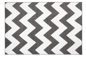 Dywan nowoczesny C437A DARK GRAY/WHITE BALI PP 2.50x3.50