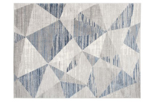 Dywan nowoczesny E455A LIGHT GRAY/DARK BLUE ASTHANE 1.40x2.00