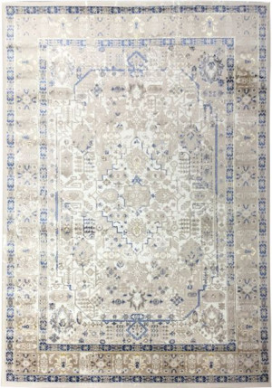 Dywan nowoczesny G549M WHITE/DARK BLUE ASTHANE 1.40x2.00