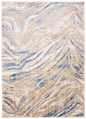Dywan nowoczesny G525M WHITE/DARK BLUE ASTHANE 1.60x2.20