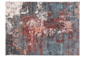 Dywan nowoczesny 2842A D.BLUE / D.ROSE MYSTIC 1.60x2.40