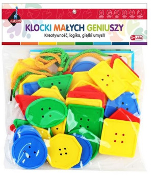 Klocki małych geniuszy - Guziki, 42 elementy (112510)