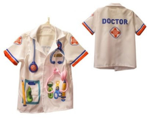 Fartuch lekarski ze stetoskopem (108216)