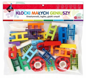 Klocki małych geniuszy - Drabinki, 40 elementów (109473)