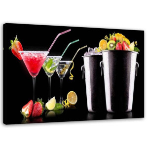 OBRAZ NA PŁÓTNIE Napoje Owoce Drink 60x40