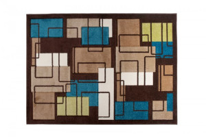 Dywan nowoczesny C236A BROWN SUMATRA 1.90x2.70