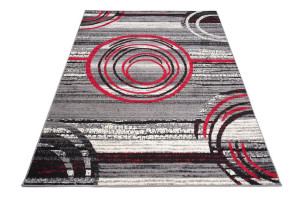 Dywan nowoczesny D325A GRAY CHEAP PP CRM 3.00x4.00