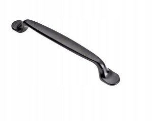 KLASYCZNY Uchwyt Meblowy ŁAPKA CZARNY 160mm ada