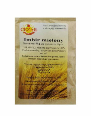 Imbir mielony 500 g mielone kłącze imbiru