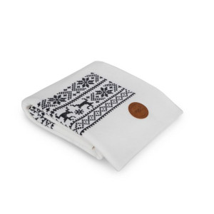 CEBA 812-000-691 Kocyk dzianinowy 90x90 w opakowaniu prezentowym Reindeer