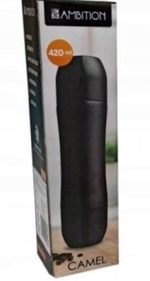 AMBITION CAMEL termos czarny 420 ml