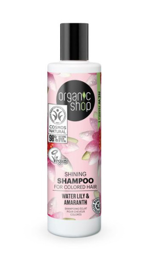 Szampon do włosów farbowanych zwiększający blask 280ml Organic Shop