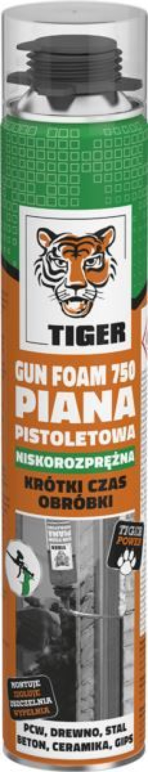 Piana Pianka Niskoprężna Tiger Gunfoam 700ml Pistolet