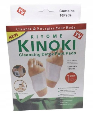 Kinoki Plastry Oczyszczające Detox Toksyny Stopy