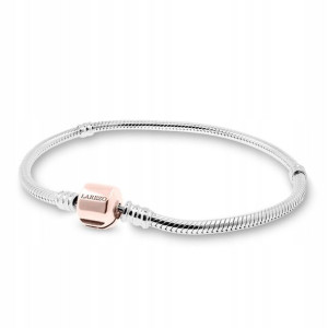 BRANSOLETKA srebrna modułowa charms zawieszka 18cm