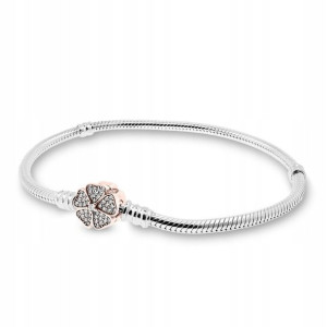 BRANSOLETKA srebrna modułowa charms zawieszka 19cm