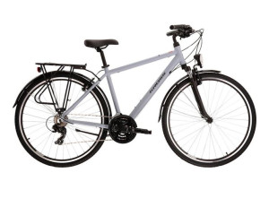 Rower trekkingowy męski Kross Trans 1.0 szary