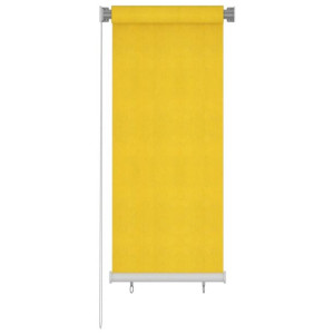 Roleta zewnętrzna, 60x140 cm, żółta, HDPE