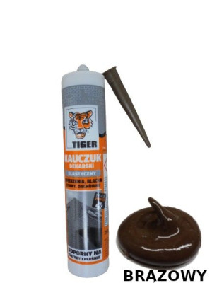 Tiger Kauczuk Dekarski Brązowy 280ml