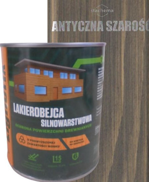 Lakierobejca Silnowarstwowa Lignofix Antyczna Szarość 0,75l