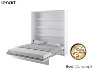 Półkotapczan BED CONCEPT BC-13 180x200 (pionowy) Łóżko chowane w szafie