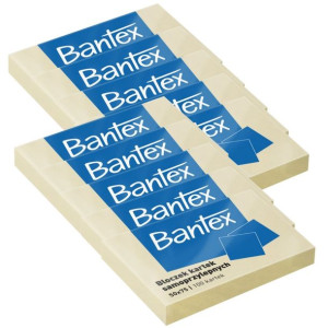 Notes samoprzylepny 50x75 10x 100k żółty Bantex