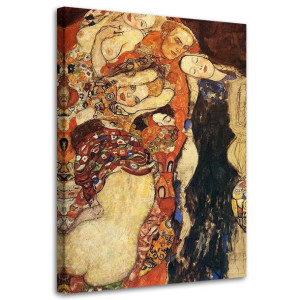 OBRAZ NA PŁÓTNIE REPRODUKCJA Panna Młoda - G.Klimt, 60x90