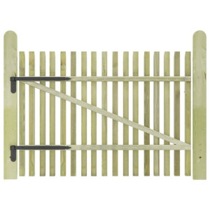 Furtka sztachetowa, impregnowane drewno sosnowe, 1
