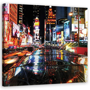 OBRAZ NA PŁÓTNIE Times Square 80x80