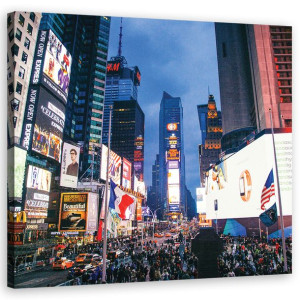 OBRAZ NA PŁÓTNIE Times Square Nowy Jork 40x40